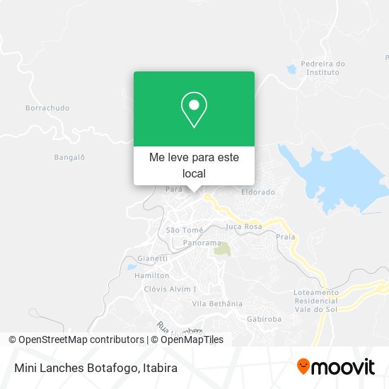 Mini Lanches Botafogo mapa