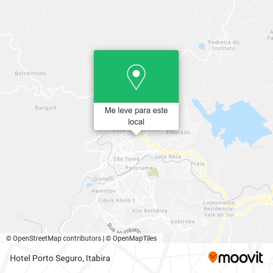 Hotel Porto Seguro mapa