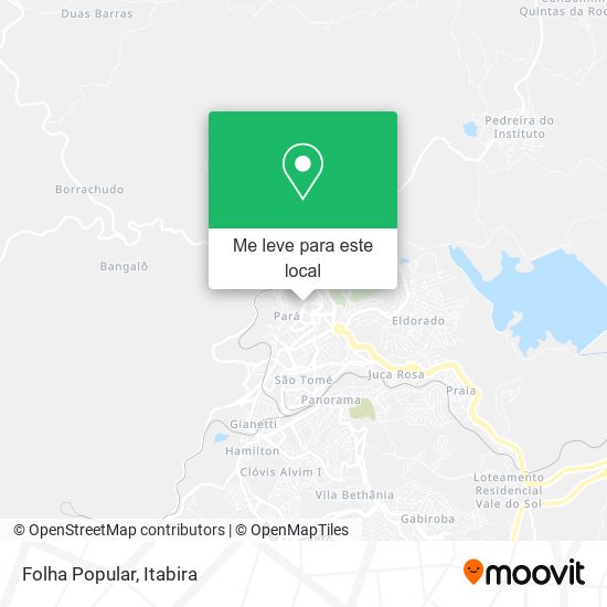 Folha Popular mapa