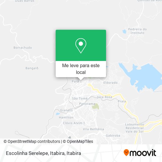Escolinha Serelepe, Itabira mapa
