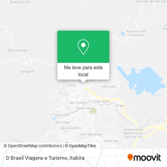 D Brasil Viagens e Turismo mapa