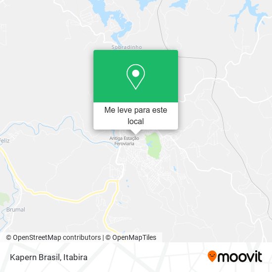 Kapern Brasil mapa