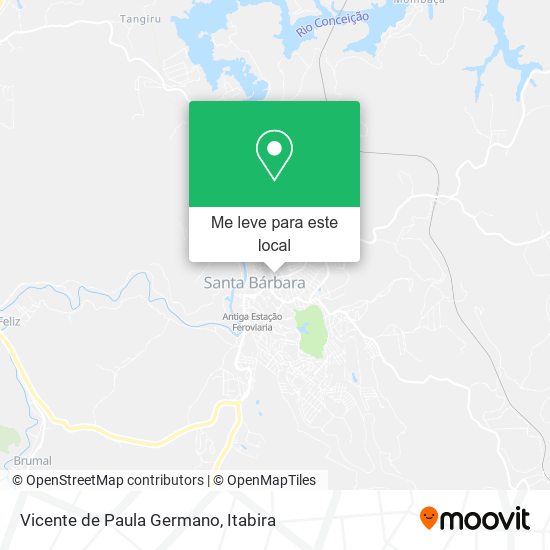 Vicente de Paula Germano mapa