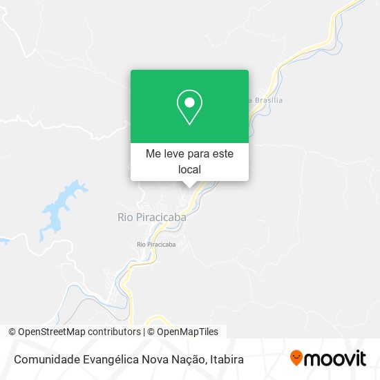 Comunidade Evangélica Nova Nação mapa