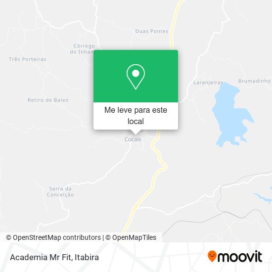 Academia Mr Fit mapa