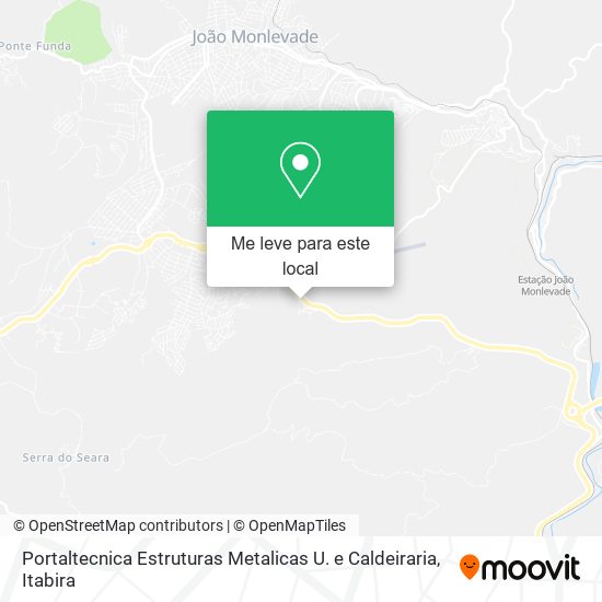 Portaltecnica Estruturas Metalicas U. e Caldeiraria mapa