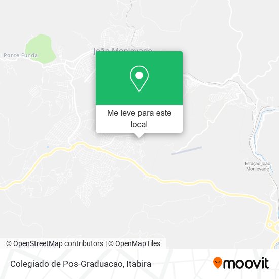 Colegiado de Pos-Graduacao mapa