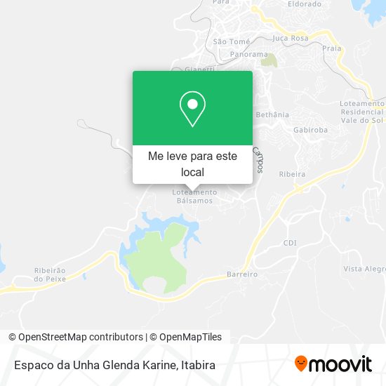 Espaco da Unha Glenda Karine mapa