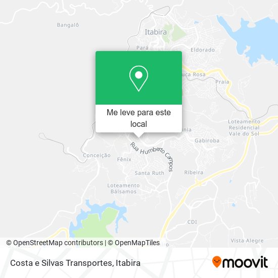Costa e Silvas Transportes mapa