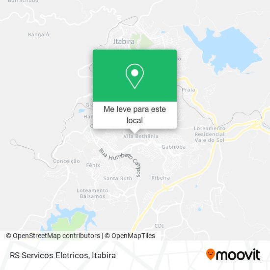 RS Servicos Eletricos mapa