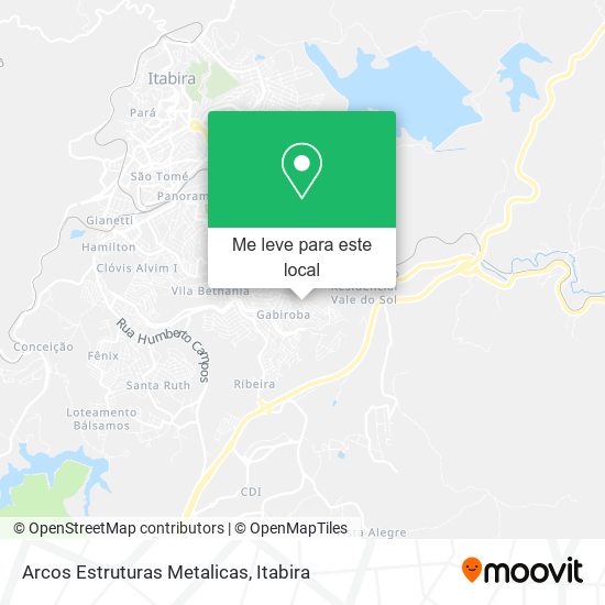 Arcos Estruturas Metalicas mapa