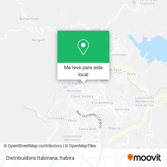 Distribuidora Itabirana mapa