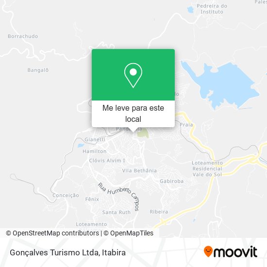 Gonçalves Turismo Ltda mapa