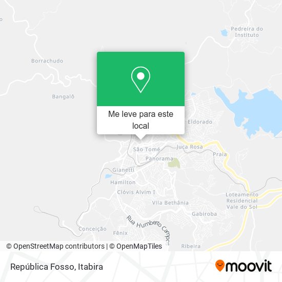 República Fosso mapa