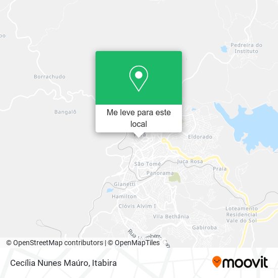 Cecília Nunes Maúro mapa