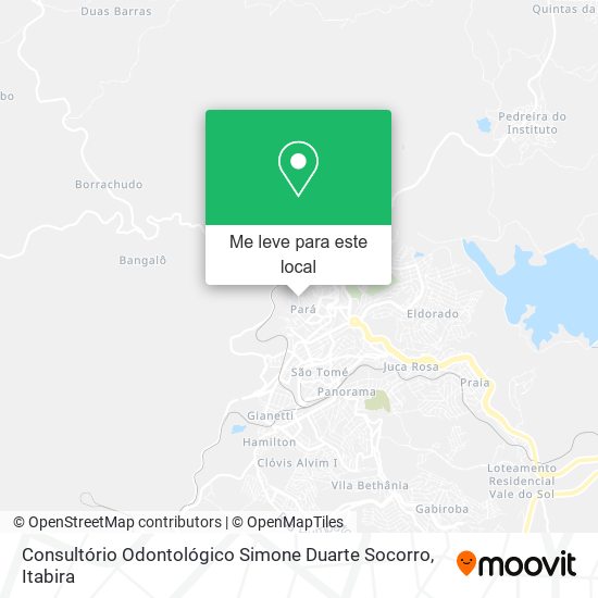 Consultório Odontológico Simone Duarte Socorro mapa