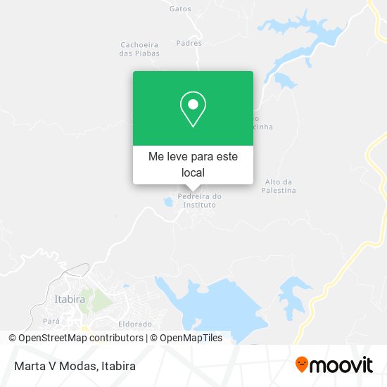 Marta V Modas mapa