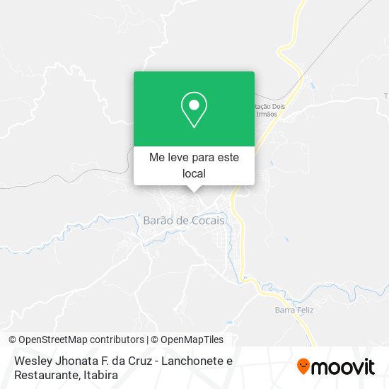 Wesley Jhonata F. da Cruz - Lanchonete e Restaurante mapa