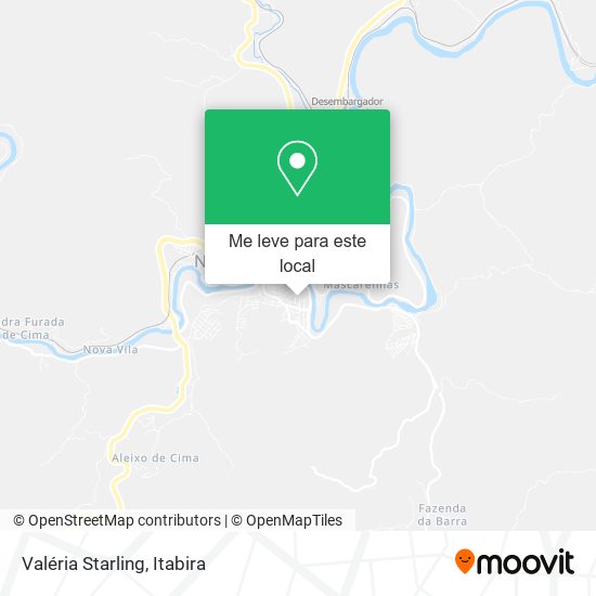 Valéria Starling mapa