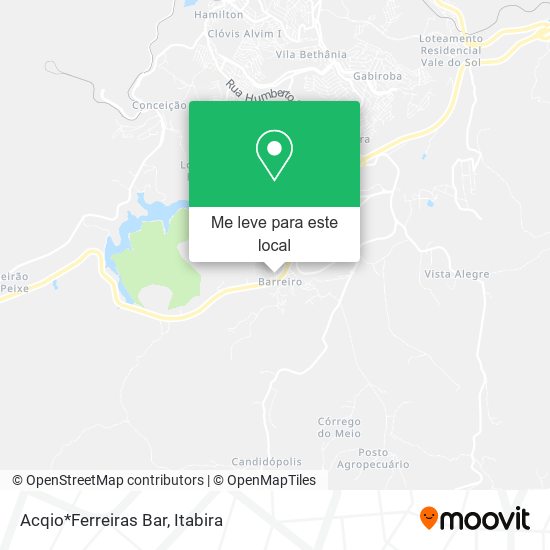 Acqio*Ferreiras Bar mapa