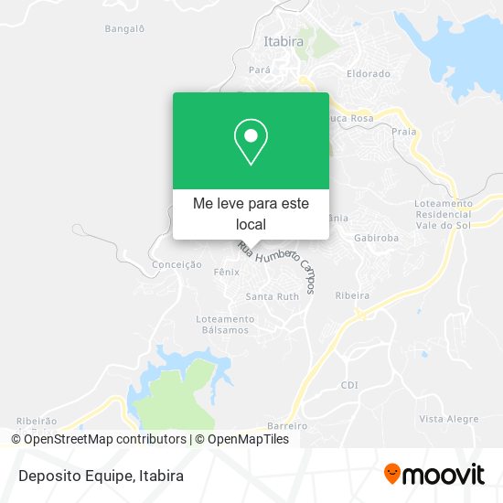 Deposito Equipe mapa