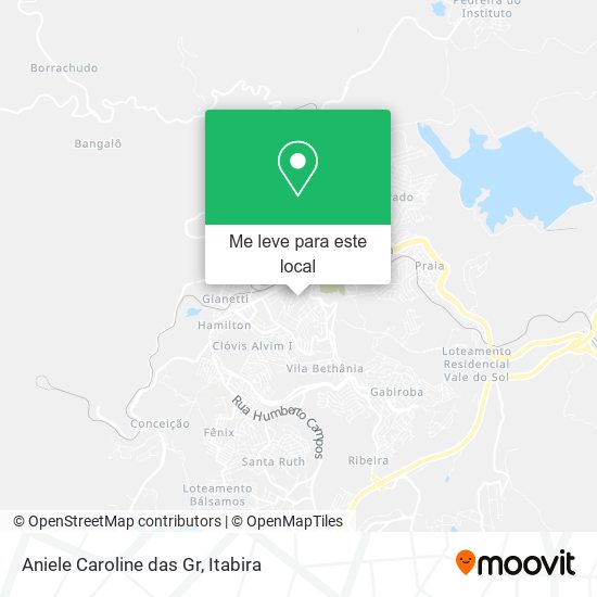 Aniele Caroline das Gr mapa