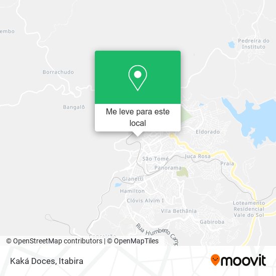 Kaká Doces mapa