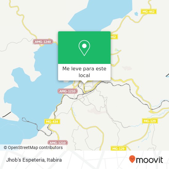 Jhob's Espeteria, Travessa Modesto Pinto Itabira Itabira-MG 35900-708 mapa