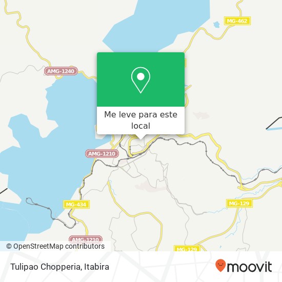 Tulipao Chopperia, Rua Itambé, 122 Itabira Itabira-MG 35900-215 mapa