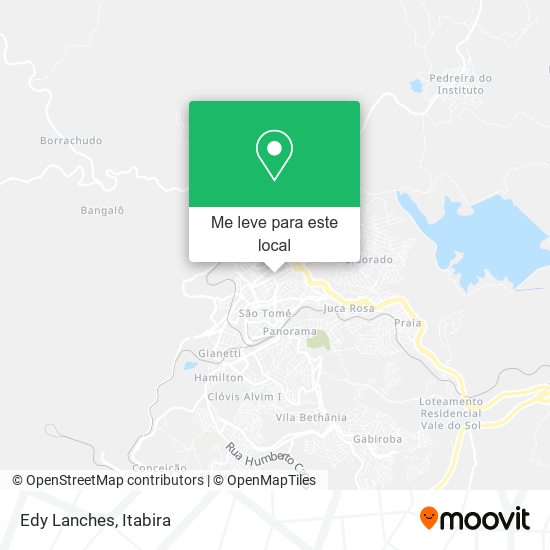 Edy Lanches mapa