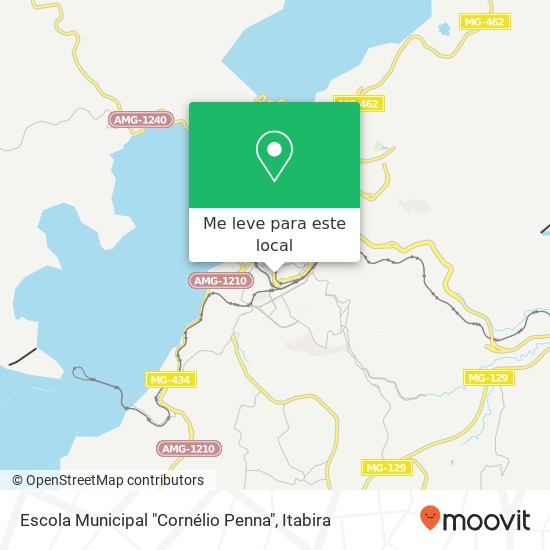 Escola Municipal "Cornélio Penna" mapa