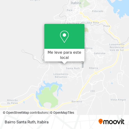 Bairro Santa Ruth mapa