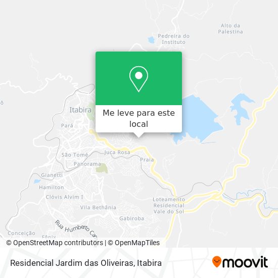 Residencial Jardim das Oliveiras mapa