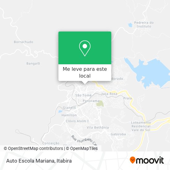 Auto Escola Mariana mapa