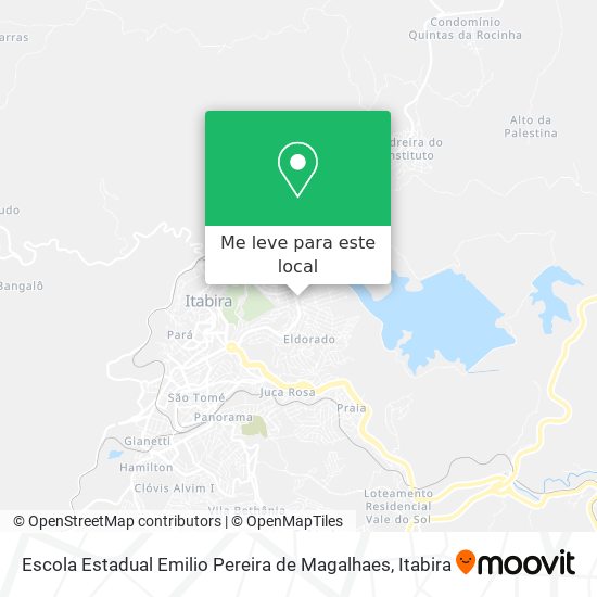 Escola Estadual Emilio Pereira de Magalhaes mapa
