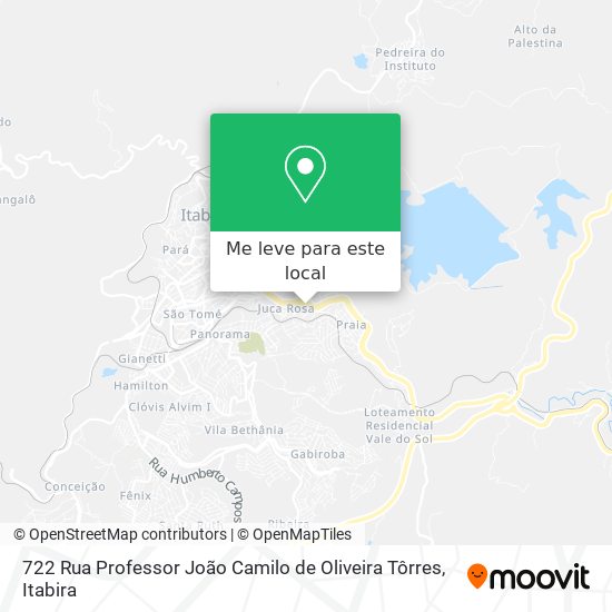 722 Rua Professor João Camilo de Oliveira Tôrres mapa