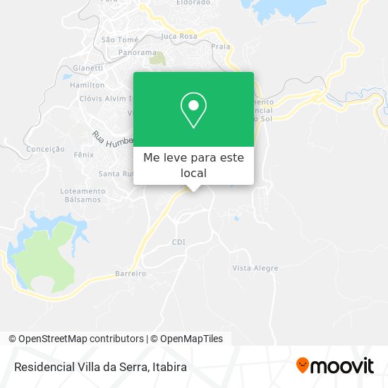 Residencial Villa da Serra mapa