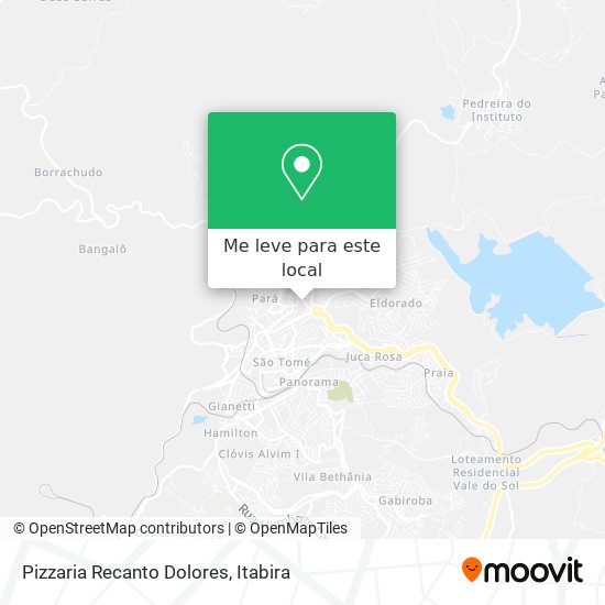 Pizzaria Recanto Dolores mapa
