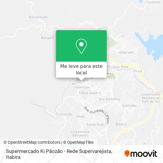 Supermercado Ki Pãozão - Rede Supervarejista mapa