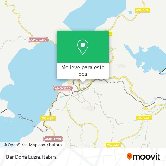 Bar Dona Luzia mapa