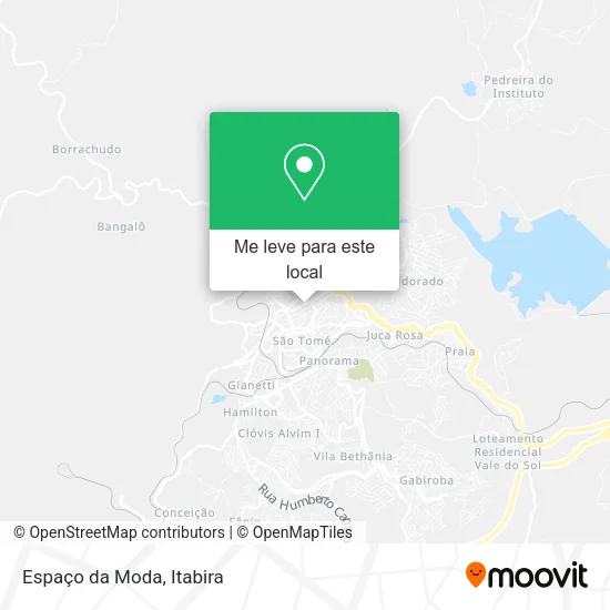 Espaço da Moda mapa