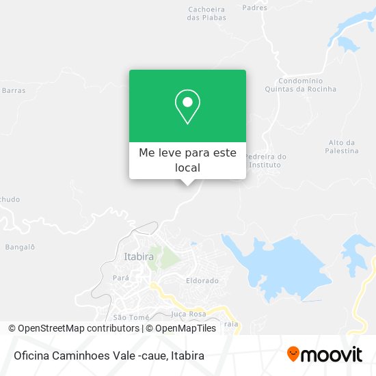 Oficina Caminhoes Vale -caue mapa