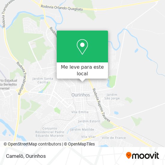 Camelô mapa