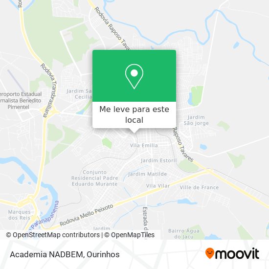 Academia NADBEM mapa