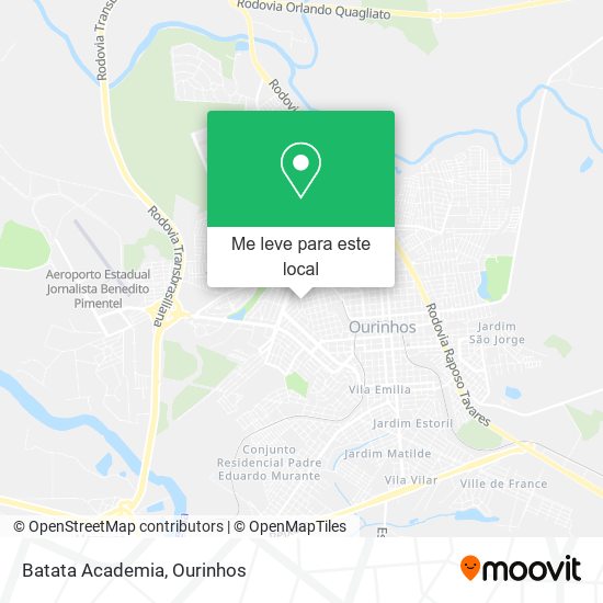 Batata Academia mapa