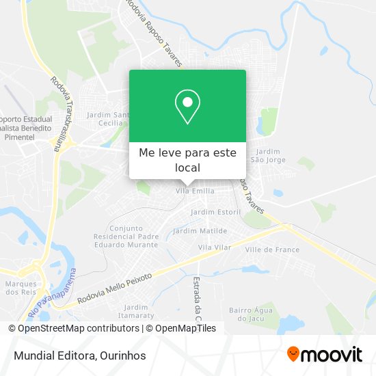 Mundial Editora mapa