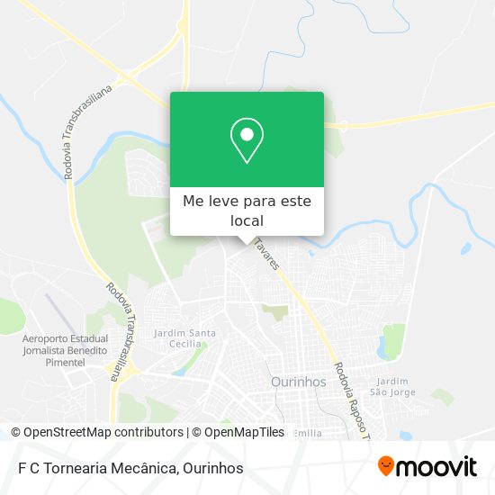 F C Tornearia Mecânica mapa