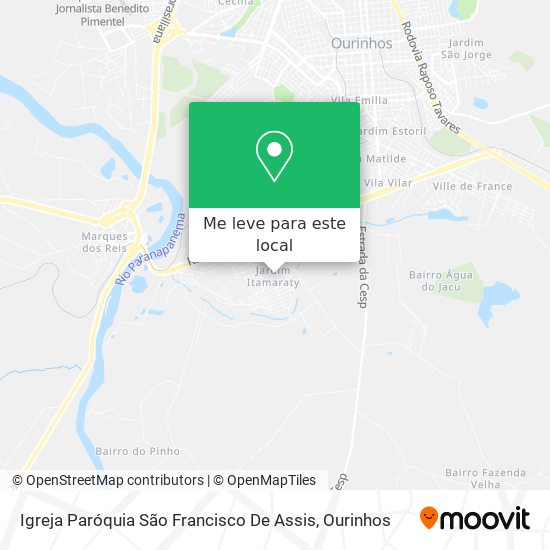 Igreja Paróquia São Francisco De Assis mapa