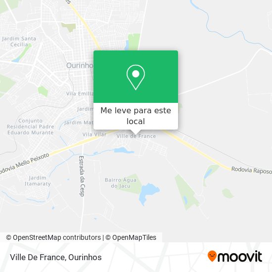 Ville De France mapa
