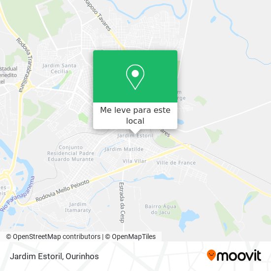 Jardim Estoril mapa